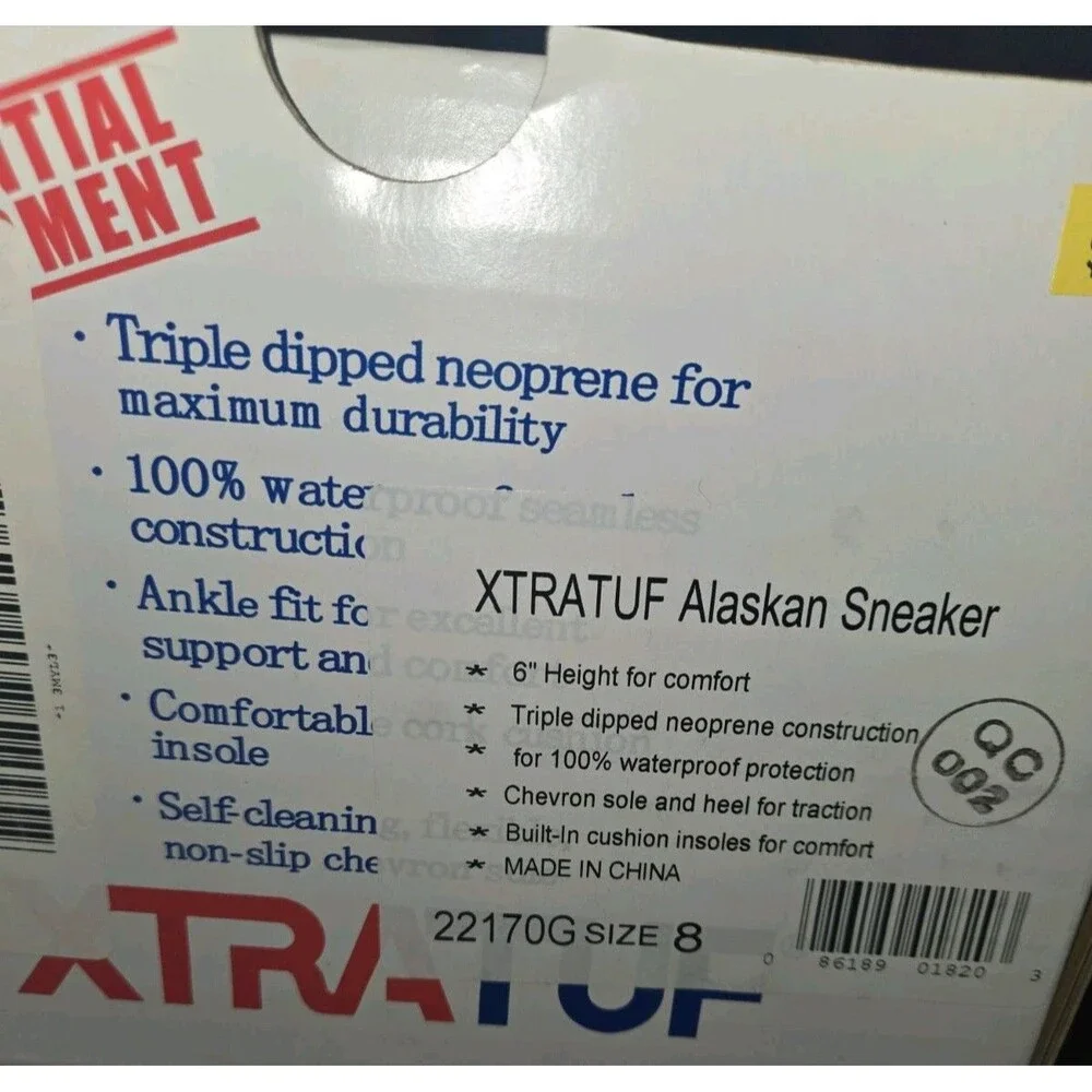Xtratuf Neoprene Ankle Boot Mens 8 Waterproof 22170G Alaskan Sneaker 6